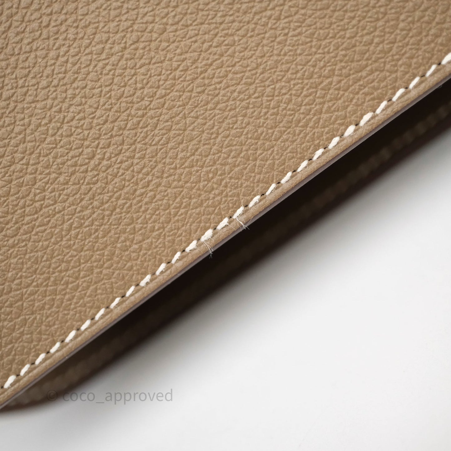 Hermès Mini Jypsiere Etoupe 18 Evercolor Gold Hardware