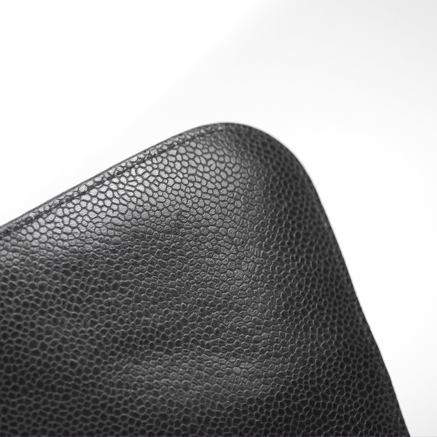 Chanel Jumbo Single Flap Quilted Black Caviar Silver Hardware