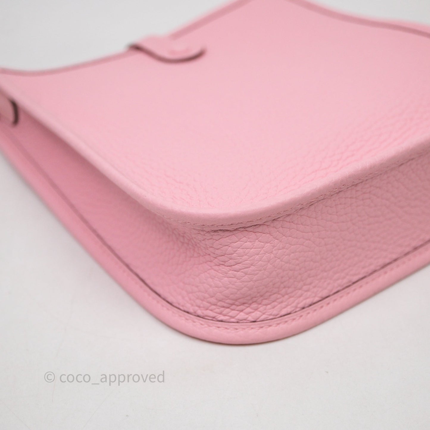 Hermès Mini Evelyne 16 Amazone Rose Sakura 3Q Palladium Hardware