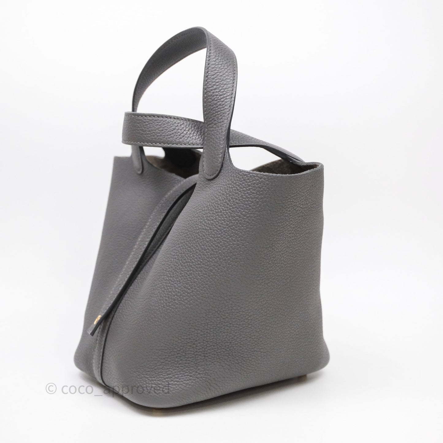 Hermès Picotin Lock 18 Graphite 88 Taurillon Maurice Gold Hardware