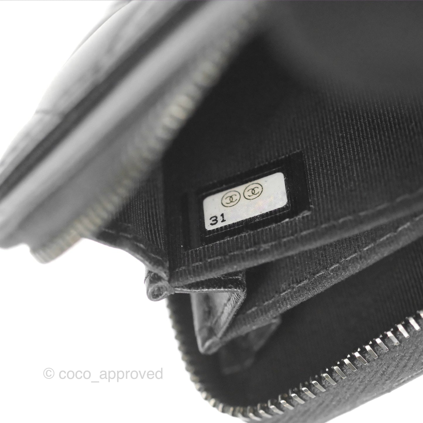 Chanel Classic Zipped Coin Purse So Black Lambskin