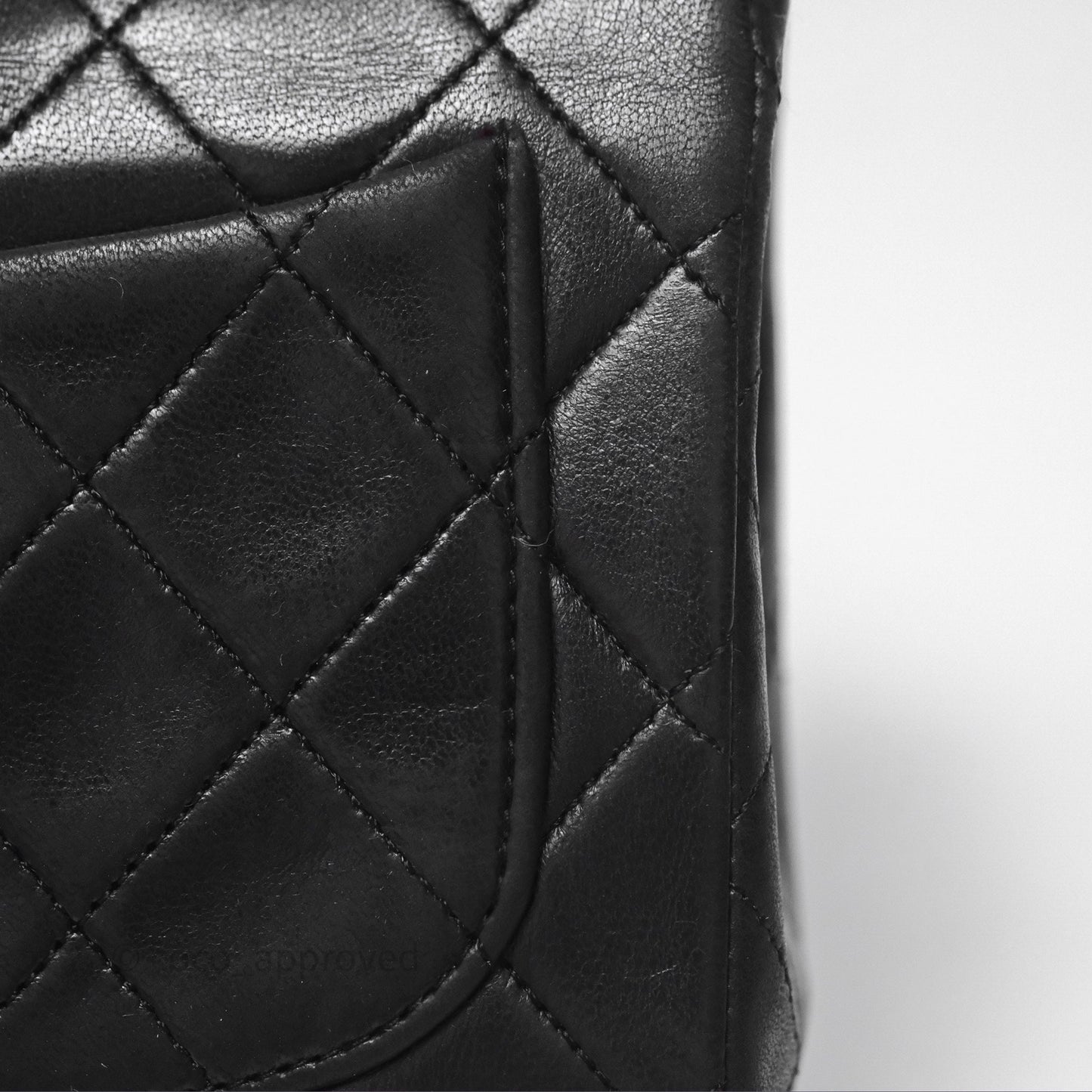 Chanel Vintage Mini Square Black Lambskin 24K Gold Hardware