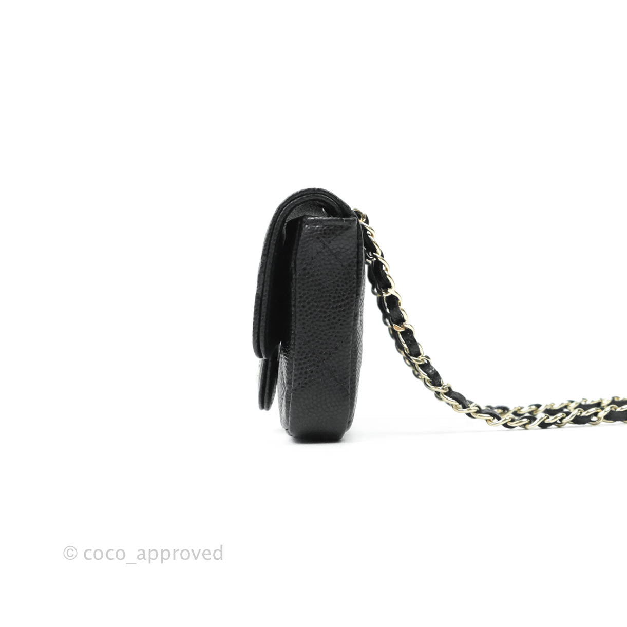 Chanel Classic Belt Bag Black Caviar Gold Hardware