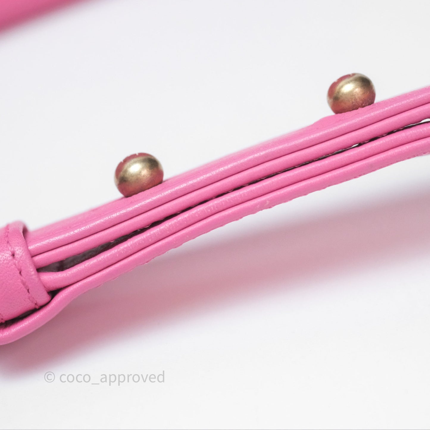 Chanel Small Boy Pink Calfskin Aged Gold Hardware
