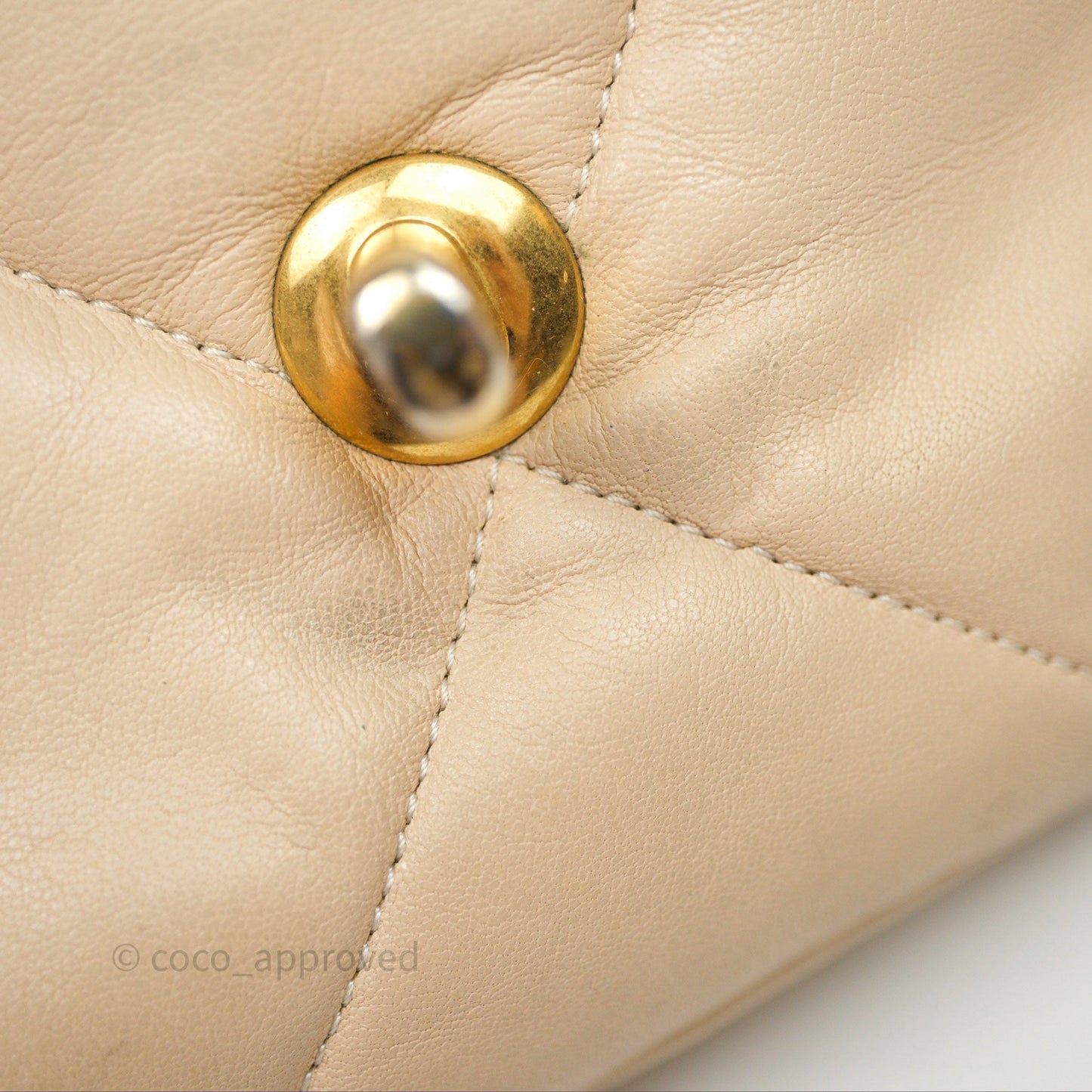Chanel 19 Small Beige Mixed Hardware