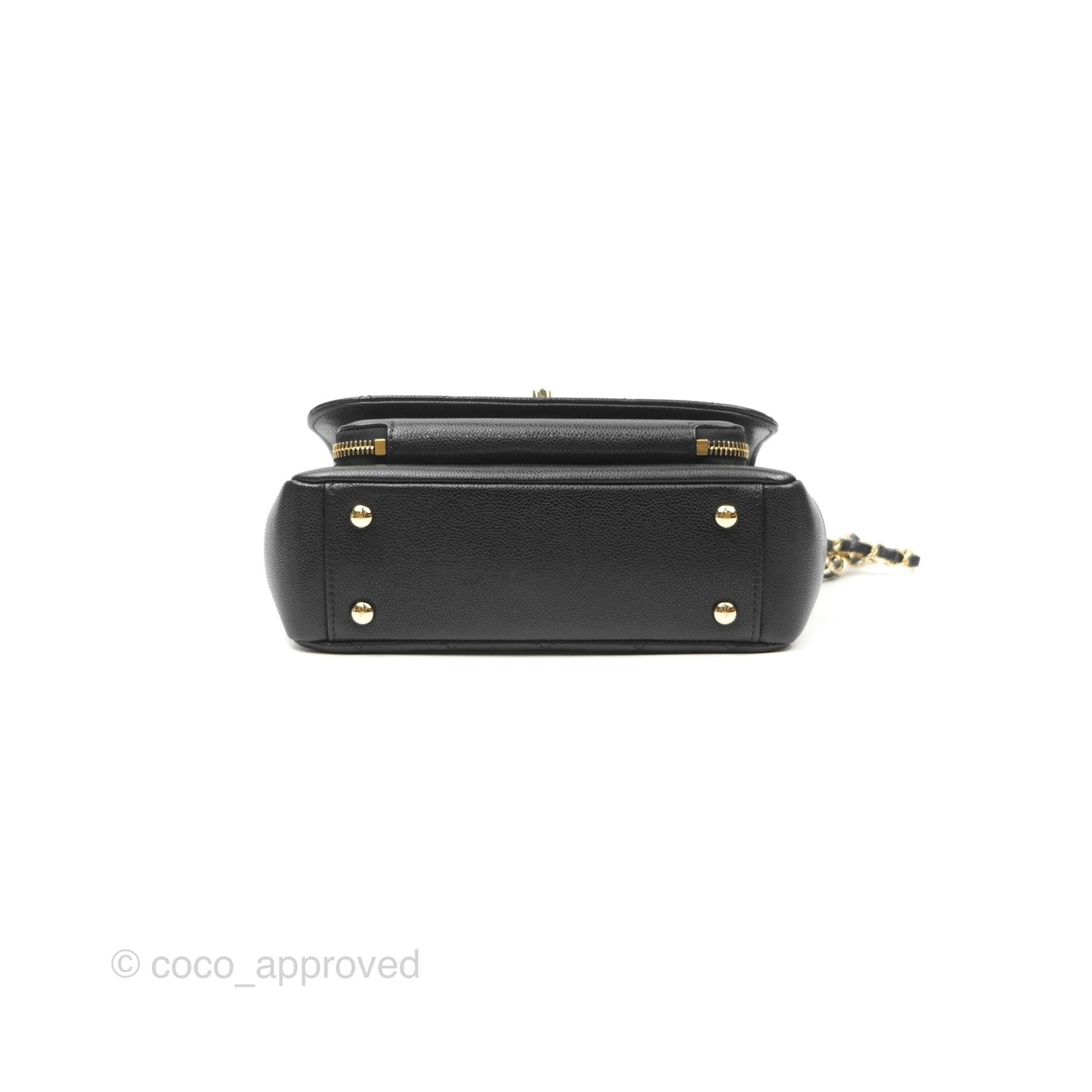 Chanel Quilted Medium Business Affinity Flap Black Caviar Gold Hardware