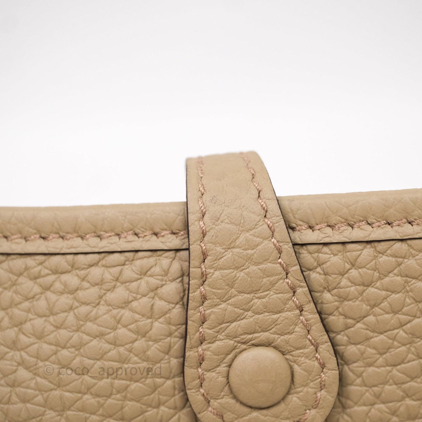 Hermes Mini Evelyne 16 Amazone Beige Marfa 8Q Gold Hardware