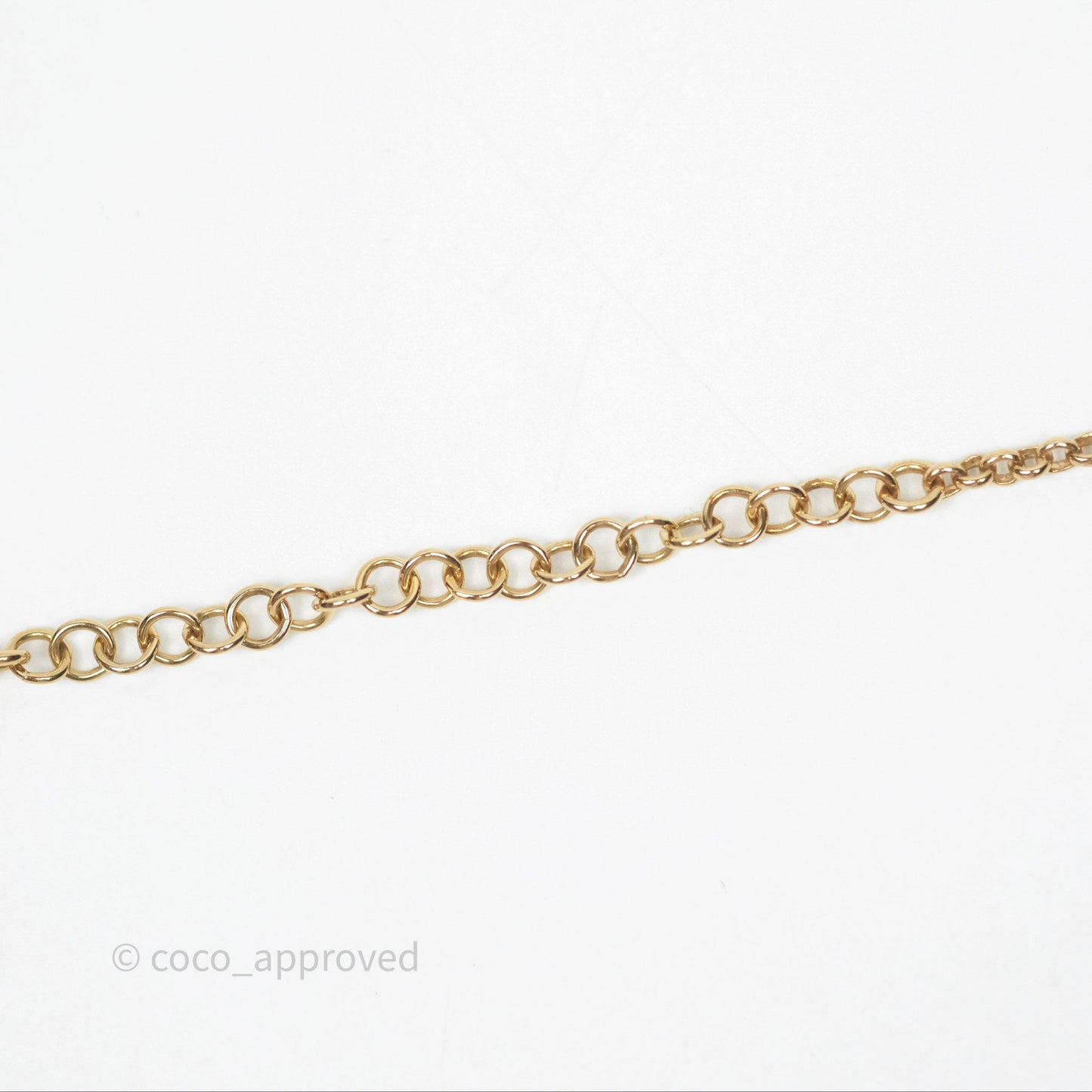 Chanel Square Black/ White CC Choker Gold Tone 24P