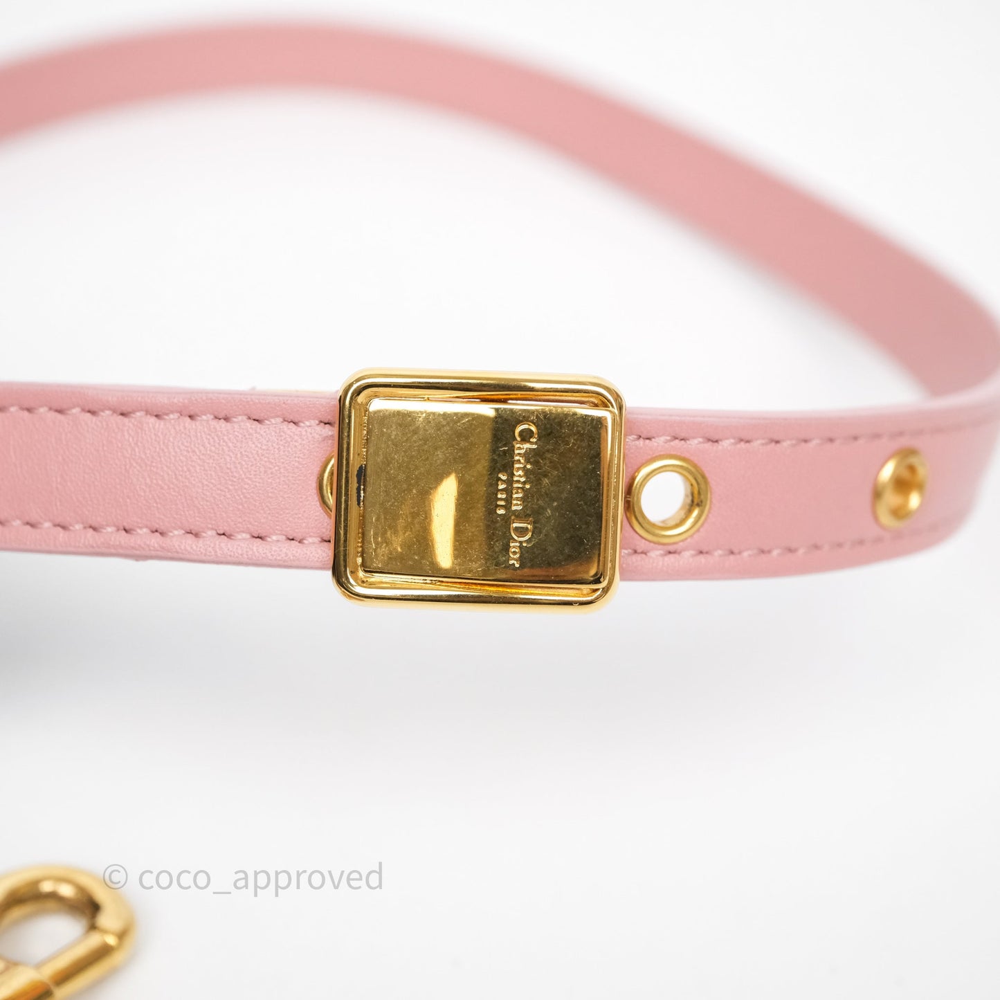 Christian Dior Dior Bobby East-West Bag Pink Calfskin
