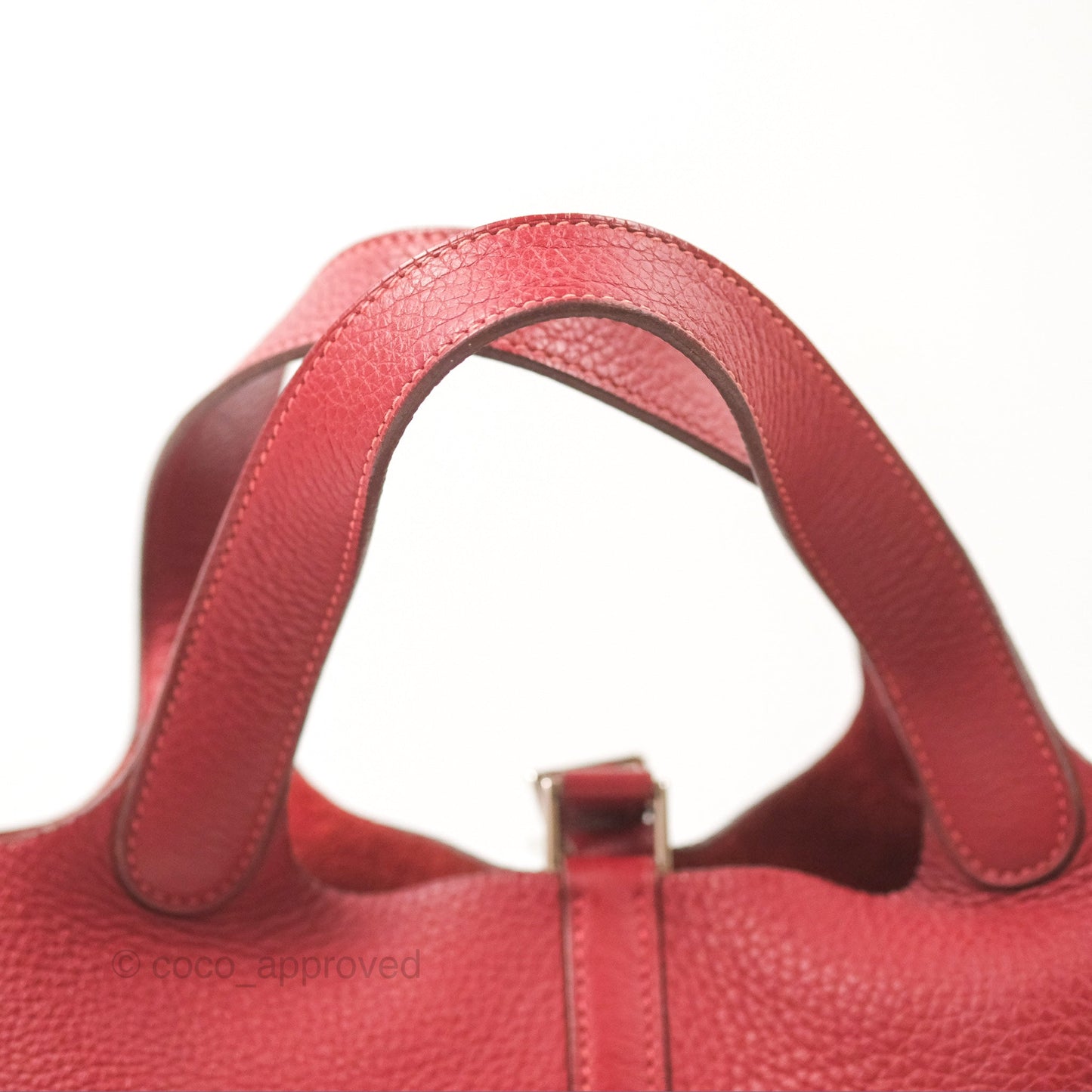 Hermès Picotin 18 Rouge Clemence Palladium Hardware