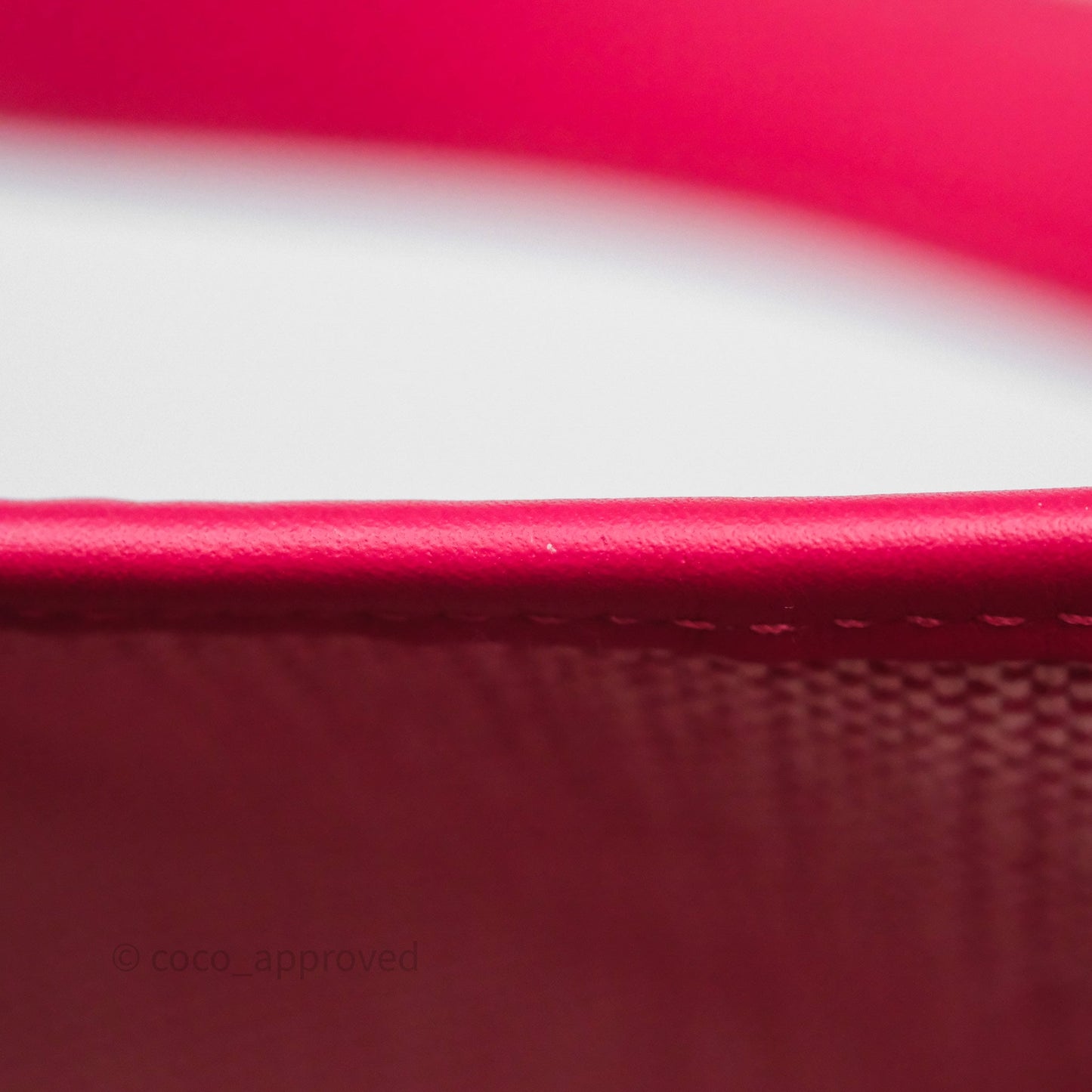 Hermès Cabas H en Biais 40 Bag Ecru / Framboise