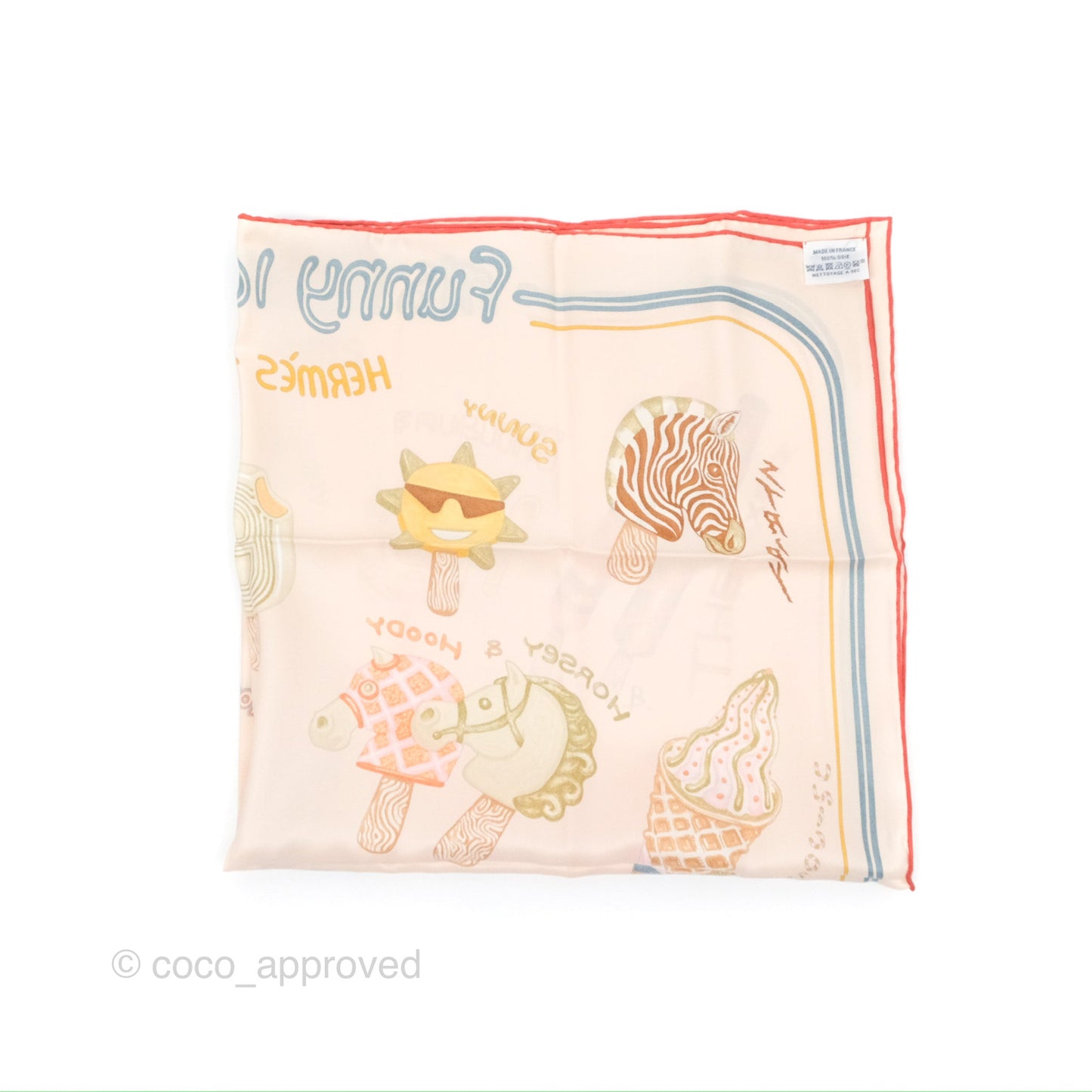 Hermès Funny Ice Cream Scarf 70