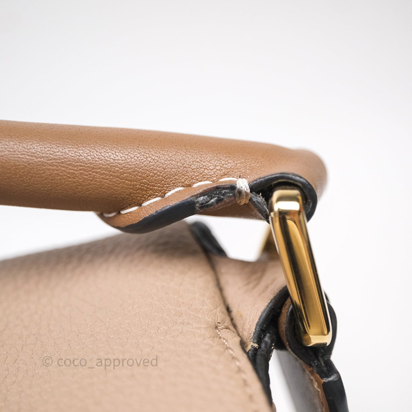 Loewe Small Puzzle Bag Sand Mink Grained Calfskin
