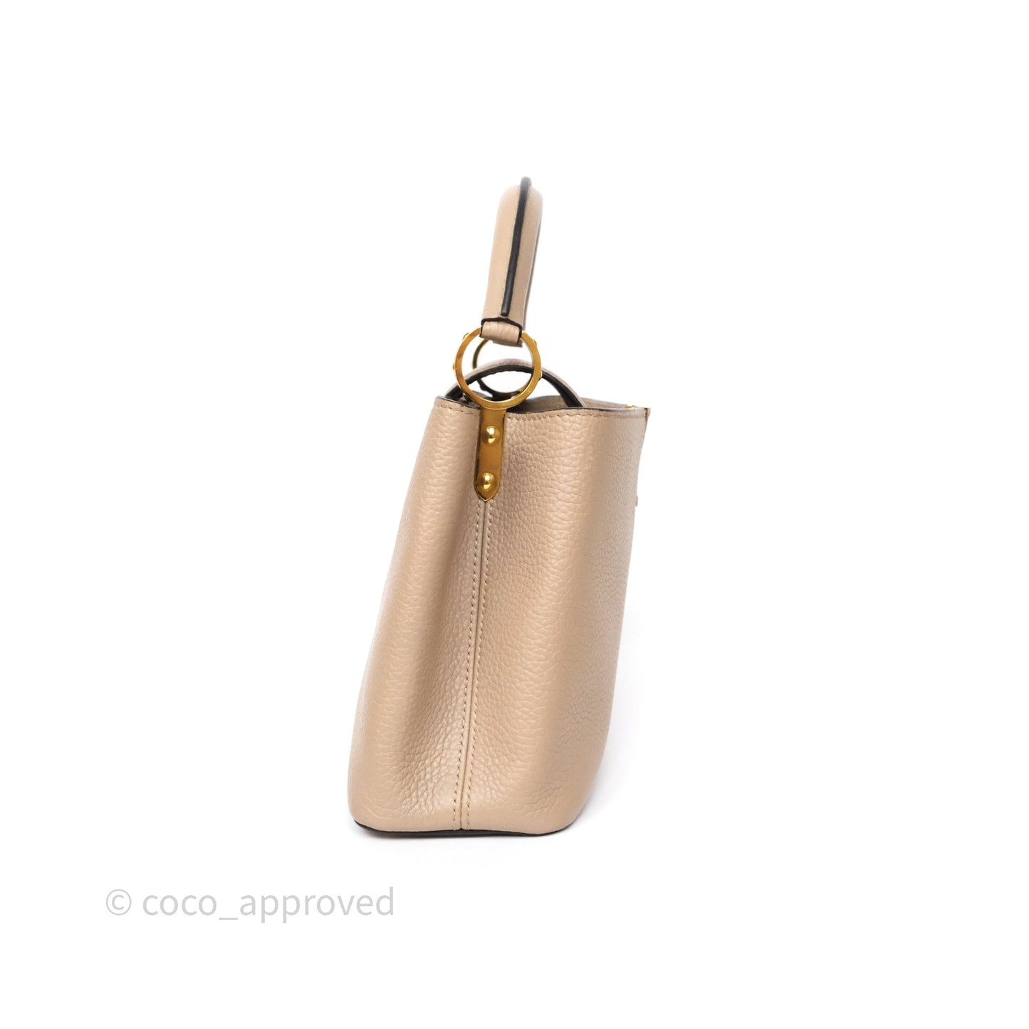 Louis Vuitton Capucines BB Taurillon Leather Galet