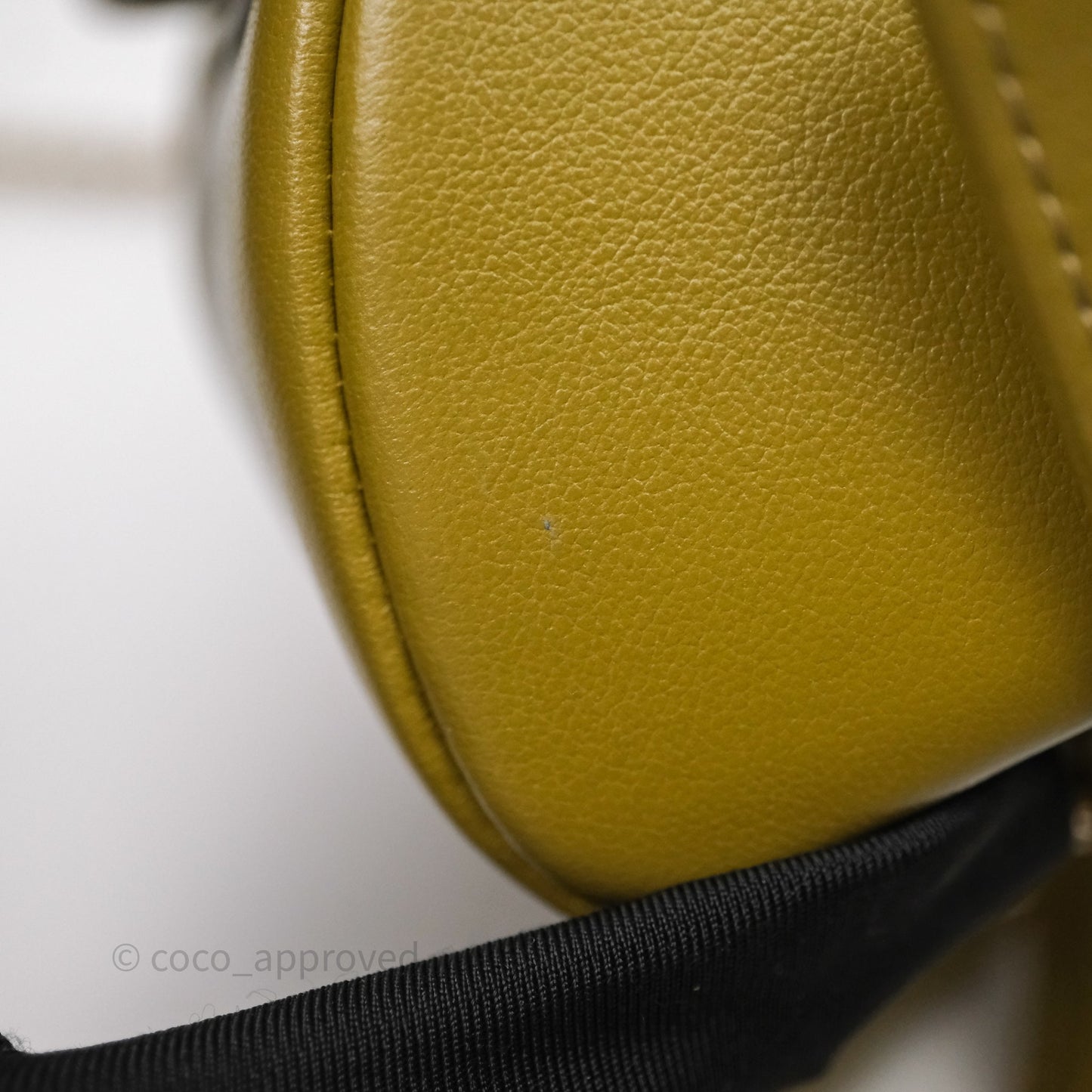 Chanel Mini Duma Backpack Olive Green Calfskin Gold Hardware