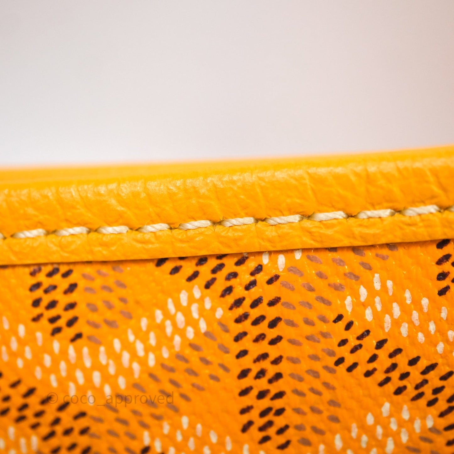 Goyard St. Louis GM Yellow Goyardine Canvas