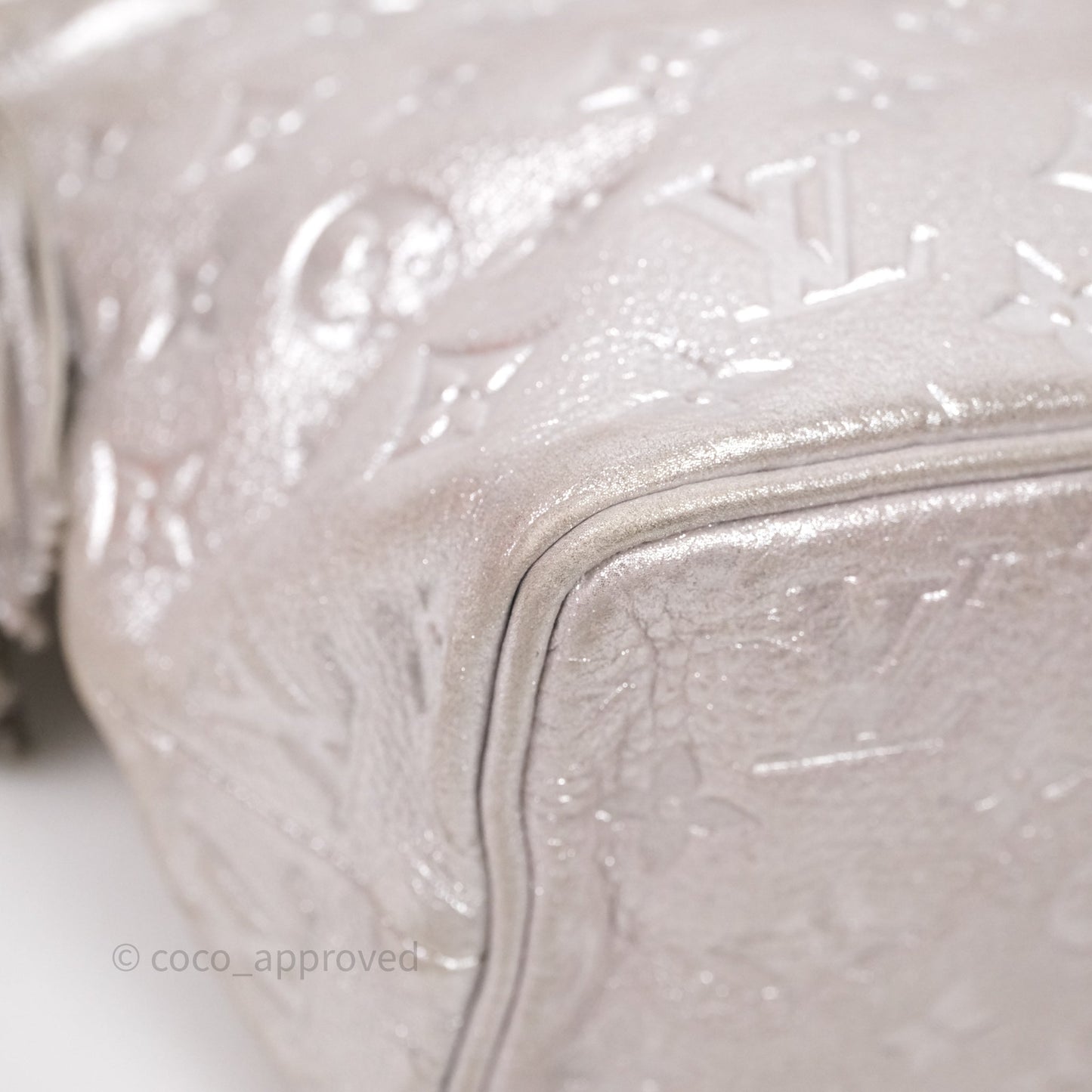 Louis Vuitton Monogram Shimmer Halo Bag Silver