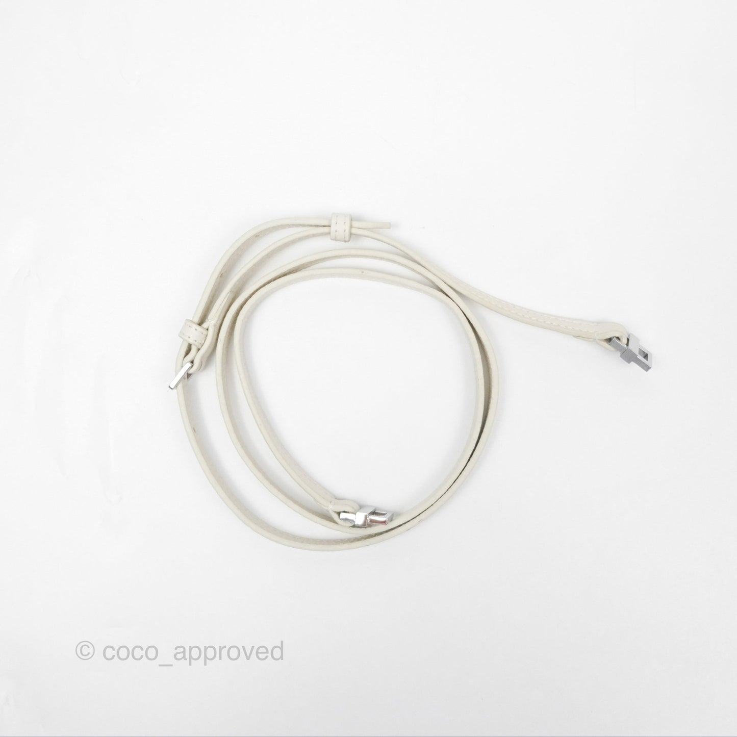 Loro Piana Extra Pocket L19 White Grained Calfskin