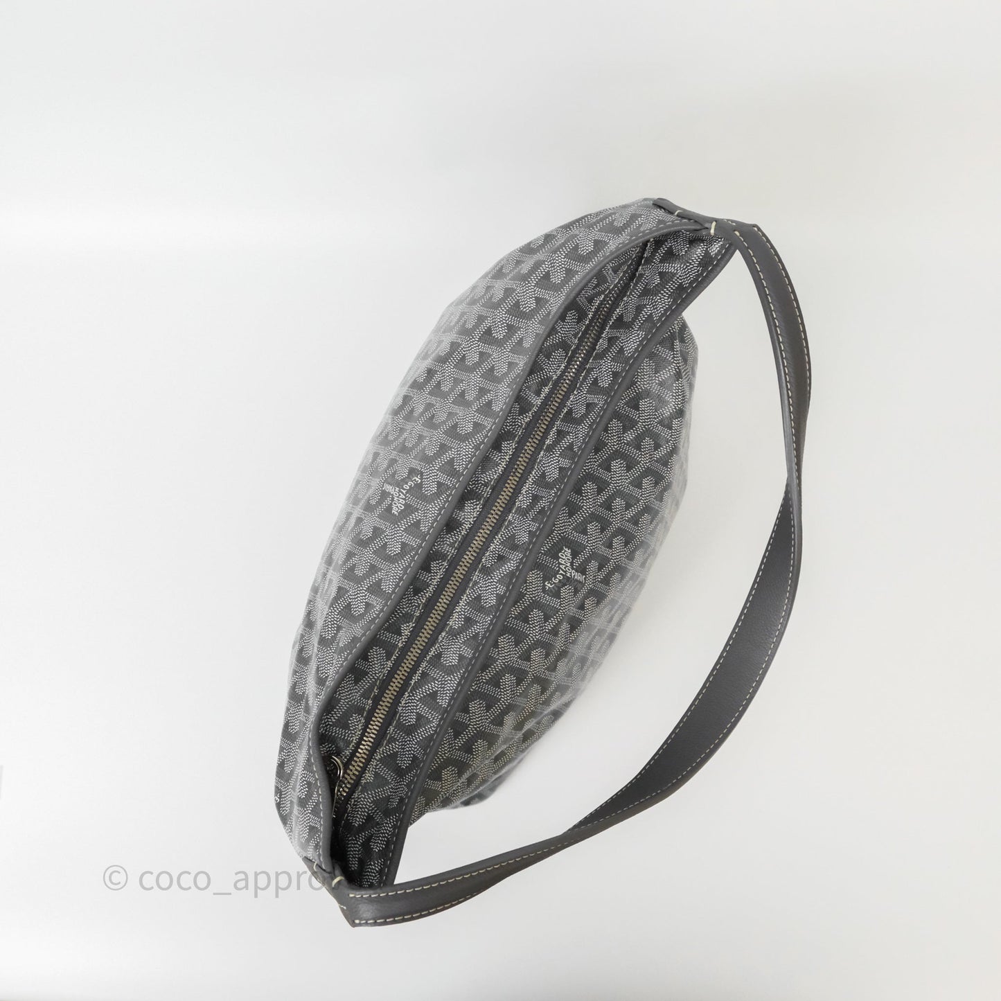 Goyard Bohème Hobo Bag Grey Goyardine Canvas