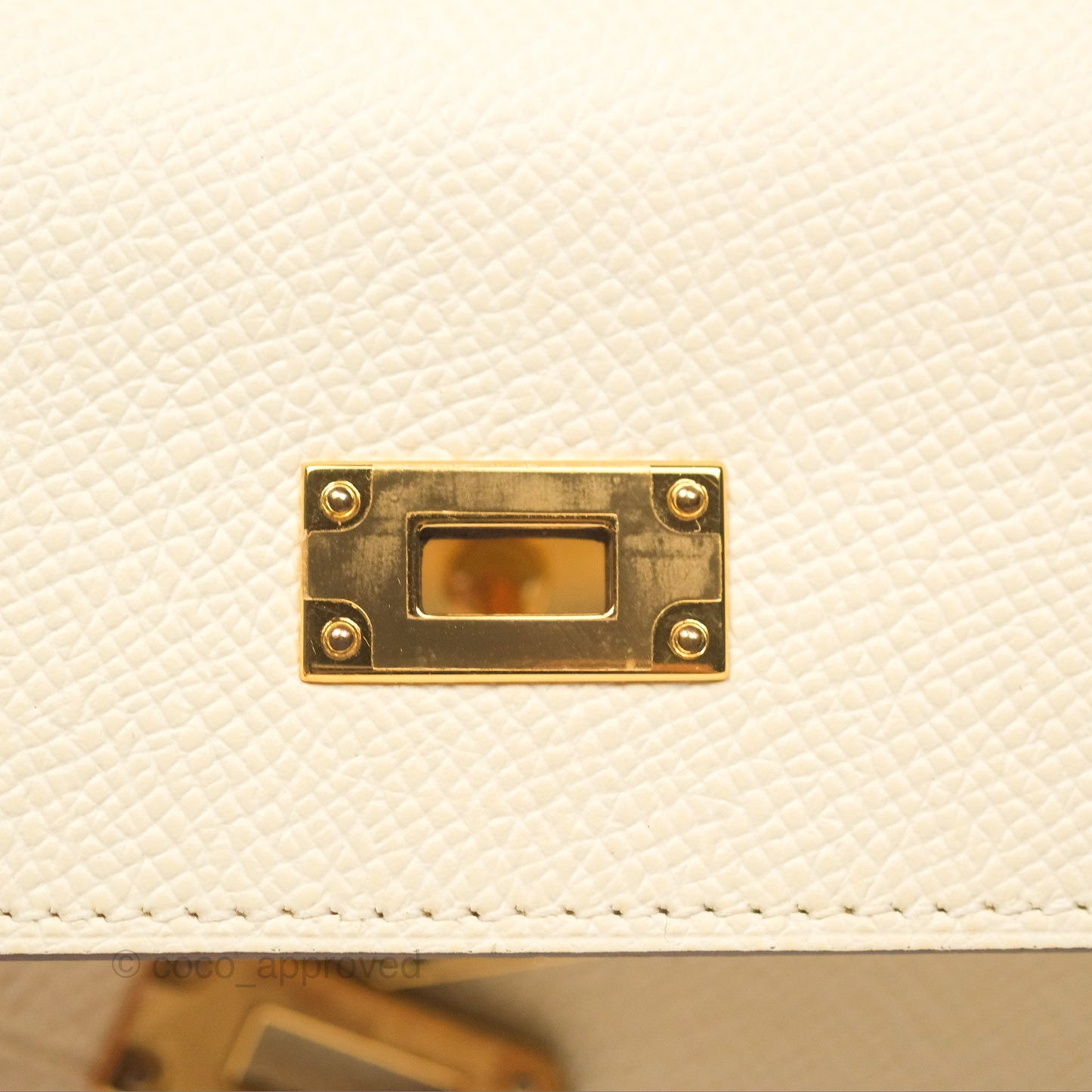 Hermès Kelly To Go Wallet Epsom Nata I2/ Jaune Poussin Gold Hardware
