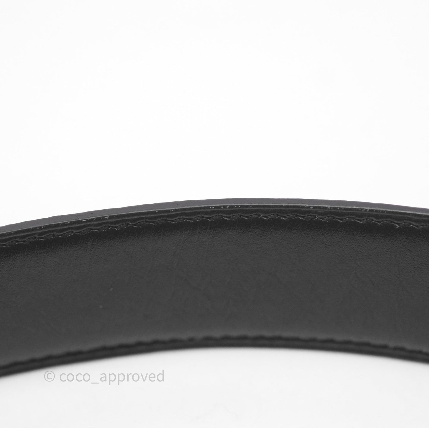 Hermès H Belt Buckle & Reversible Strap 32mm Etoupe/ Noir Palladium Hardware