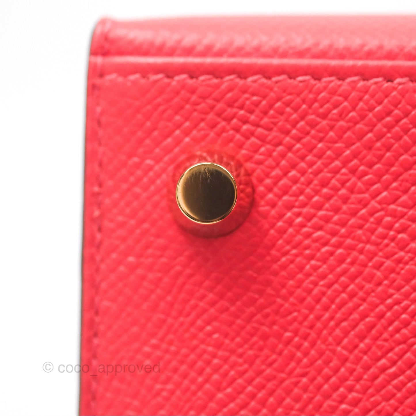 Hermès Kelly 25 Sellier Rose Jaipur Epsom Gold Hardware
