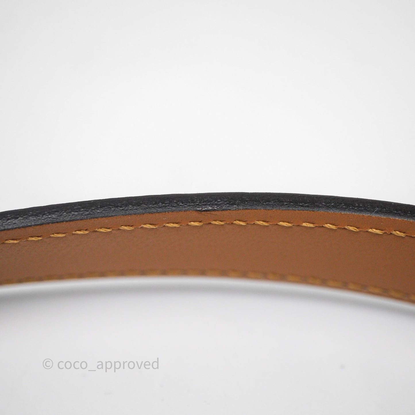 Hermès Kelly 18 Belt Black Epsom Gold Hardware
