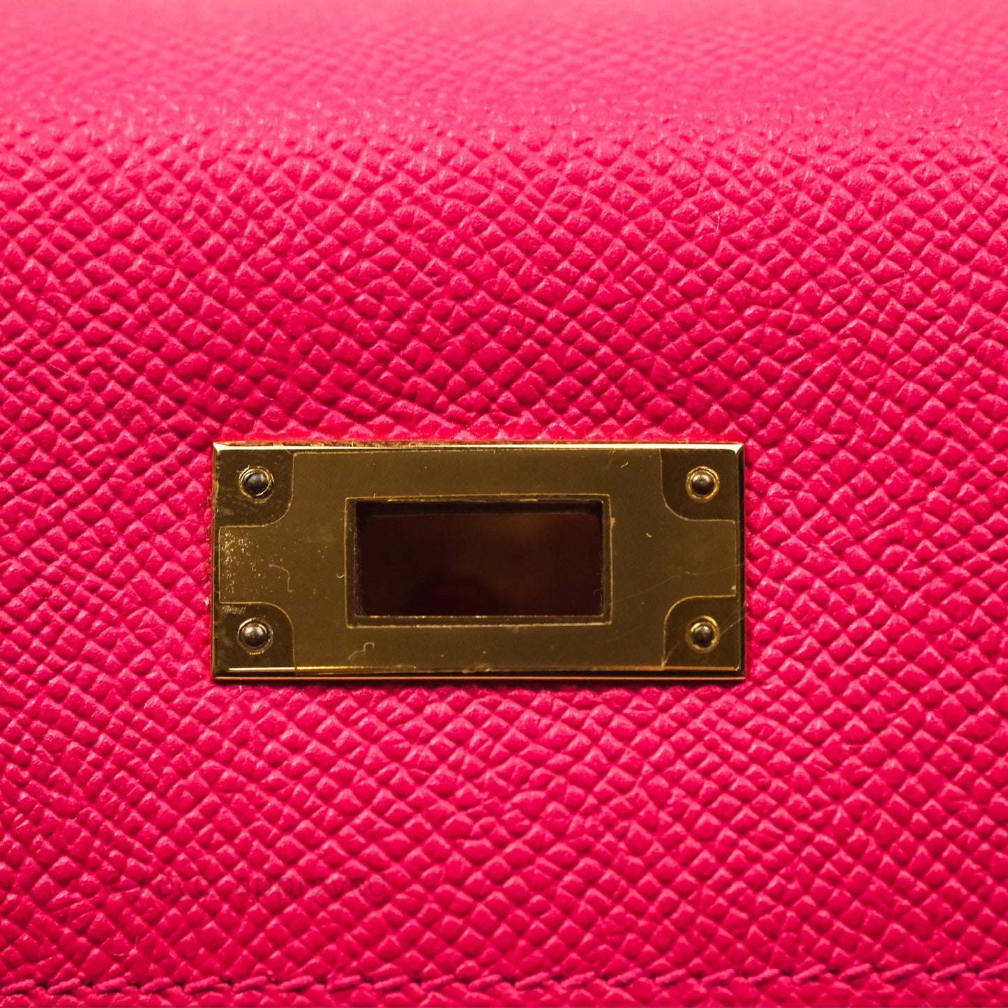 Hermès Kelly 28 Sellier Rose Extreme I6 Epsom Gold Hardware