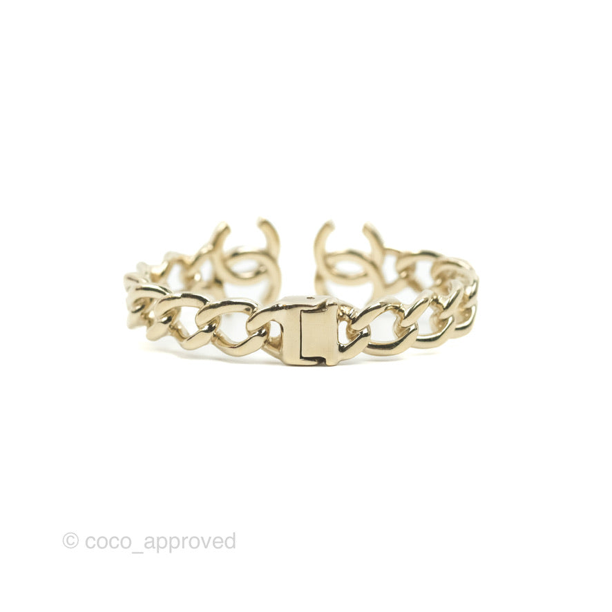 Chanel CC Chain Bracelet Gold Tone 22C