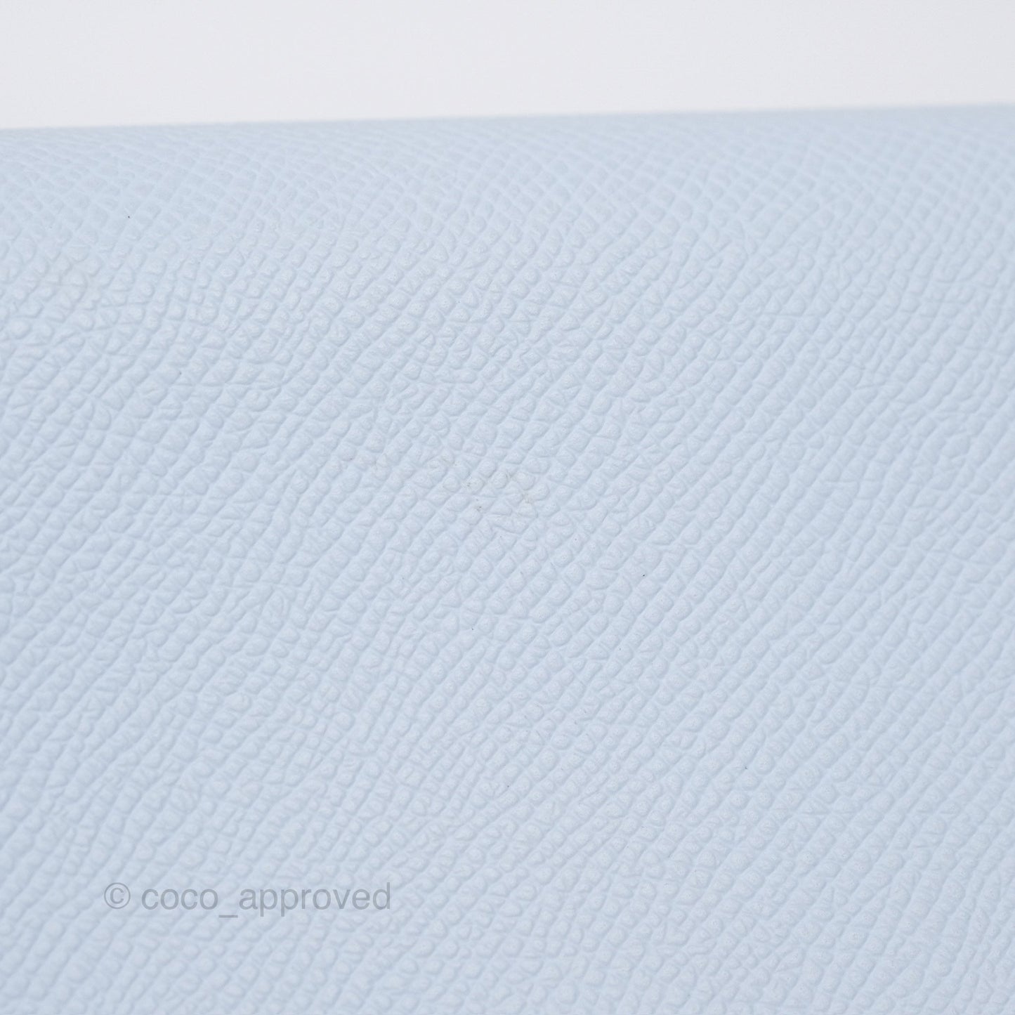 Hermès Kelly To Go Wallet Bleu Brume T0 Epsom Palladium Hardware