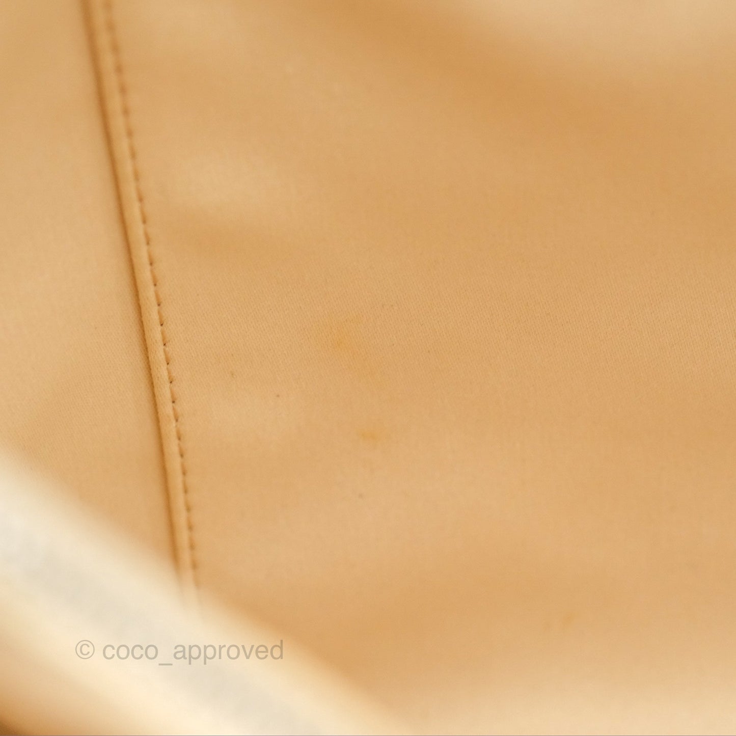 Chanel GST Beige Caviar Silver Hardware