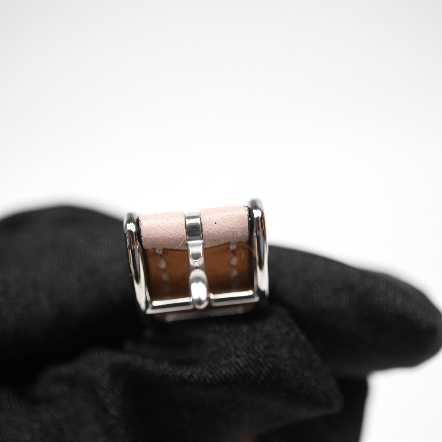 Hermès Cape Cod Steel Watch Glycine 4W Calfskin Strap