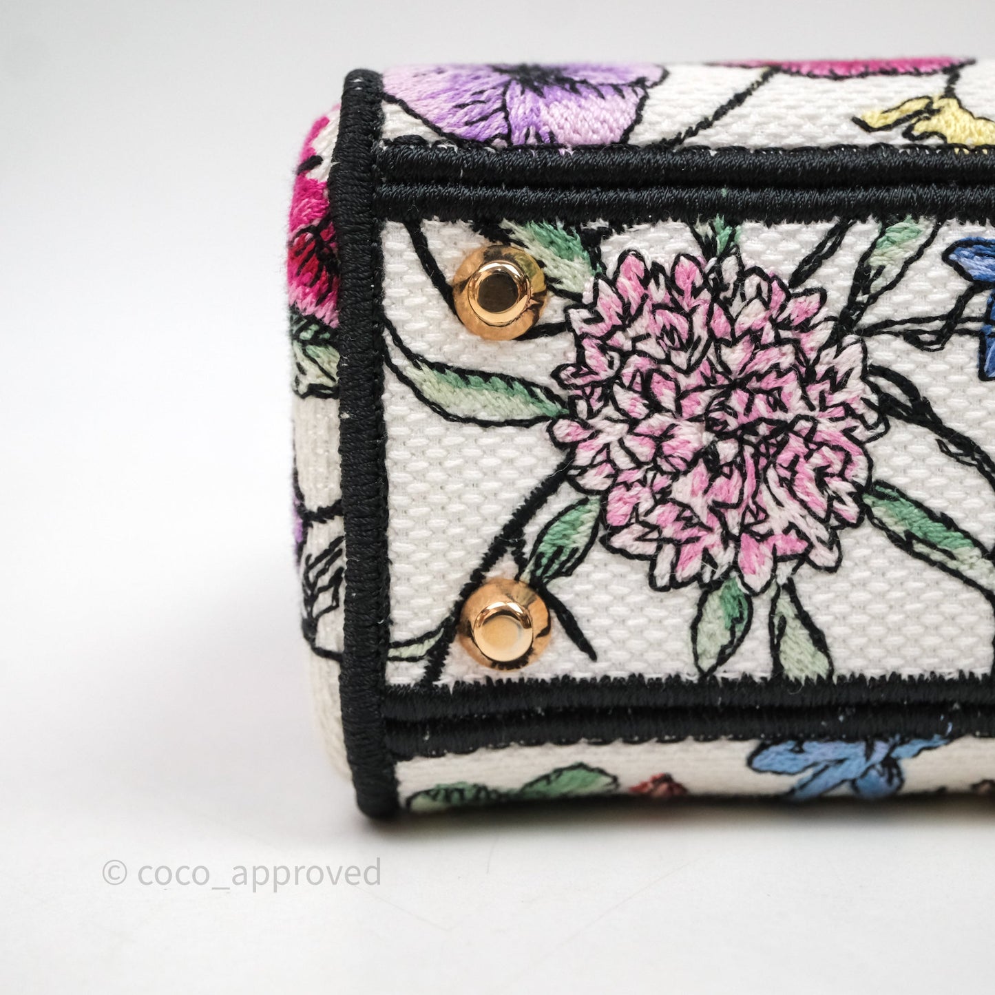 Christian Dior Mini Lady D-Lite Bag Florilegio Embroidered