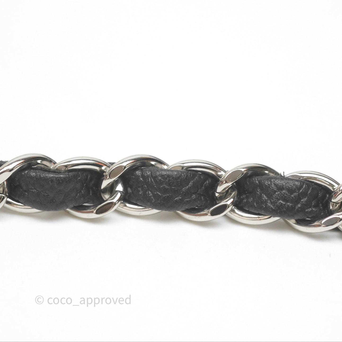 Chanel Quilted Easy Flap Bag Black Caviar Silver Hardware