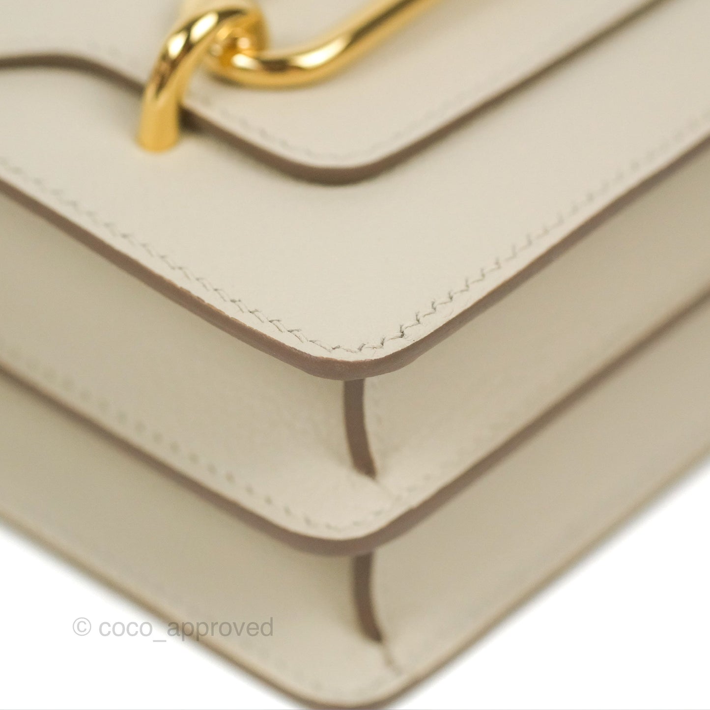 Hermès Roulis Mini 18 Beton Evercolor Permabrass Hardware