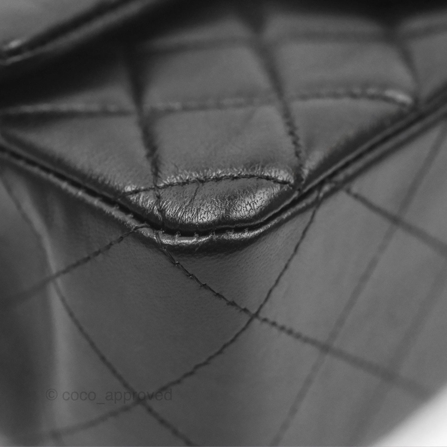 Chanel Quilted Mini Rectangular So Black Lambskin