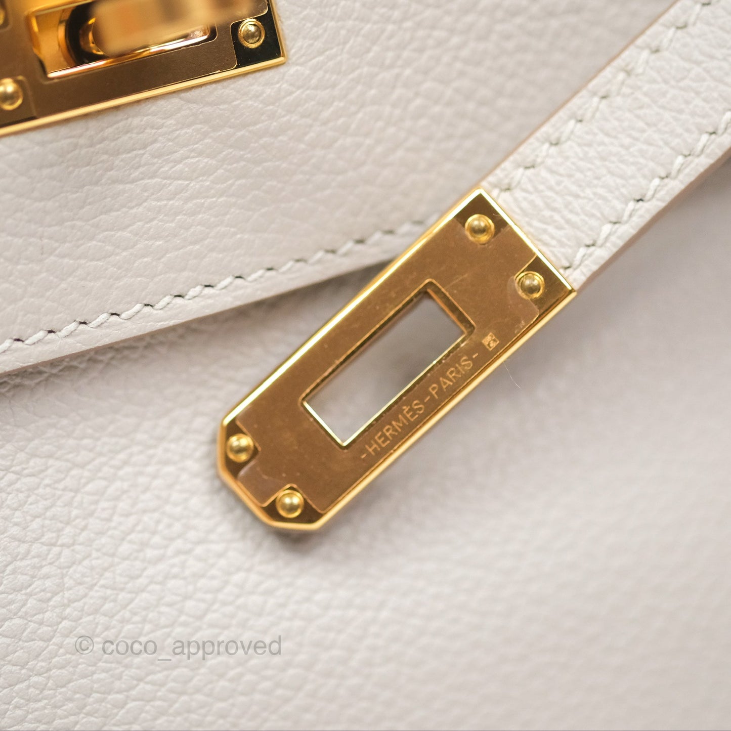 Hermès Kelly Danse II Bag Gris Perle 80 Evercolor Gold Hardware