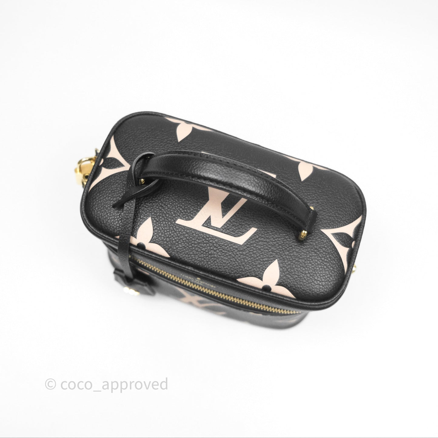 Louis Vuitton Vanity PM Empreinte Monogram Black/ Beige