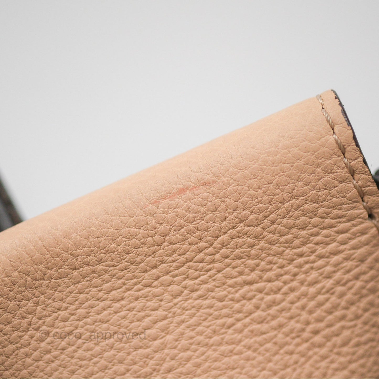 Louis Vuitton Veau Cachemire Tote W BB Petale Grained Calfskin