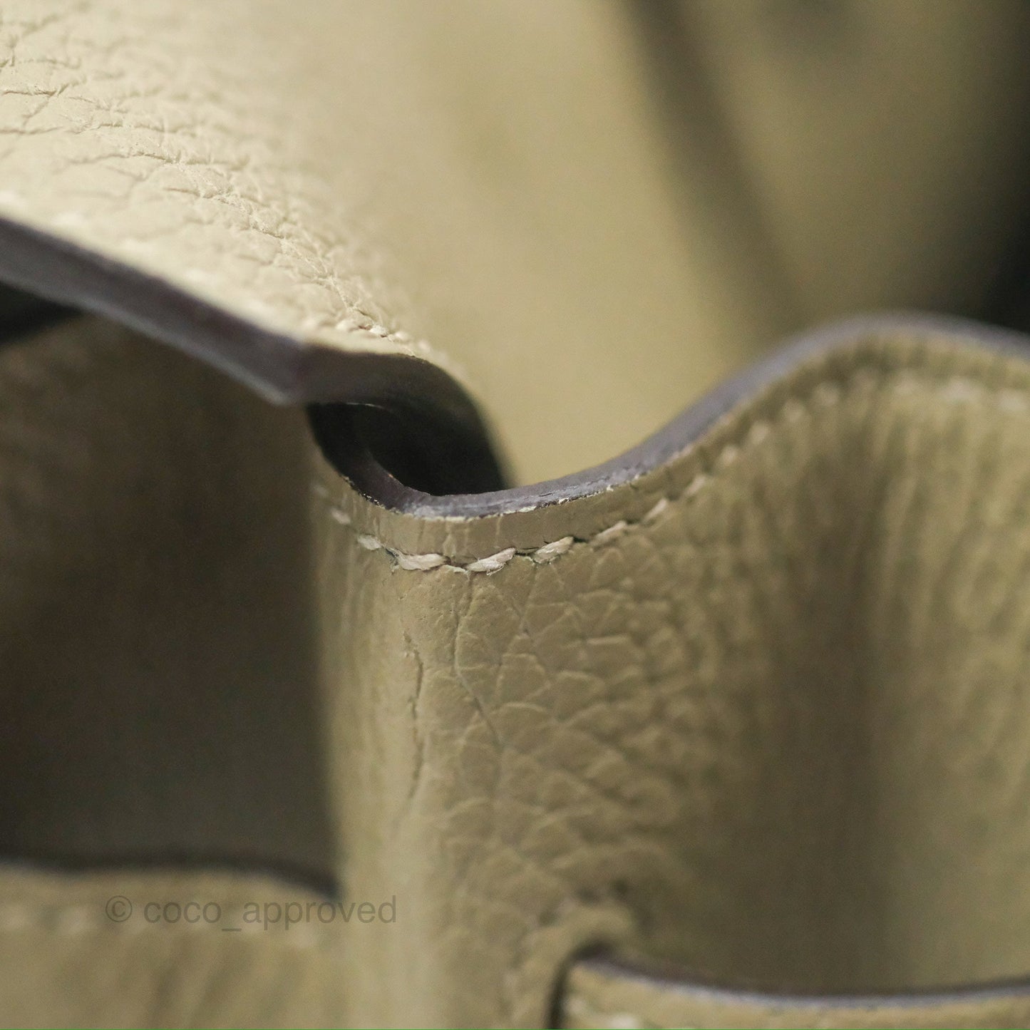 Hermès Retourne Birkin 30 Sauge Clemence Palladium Hardware