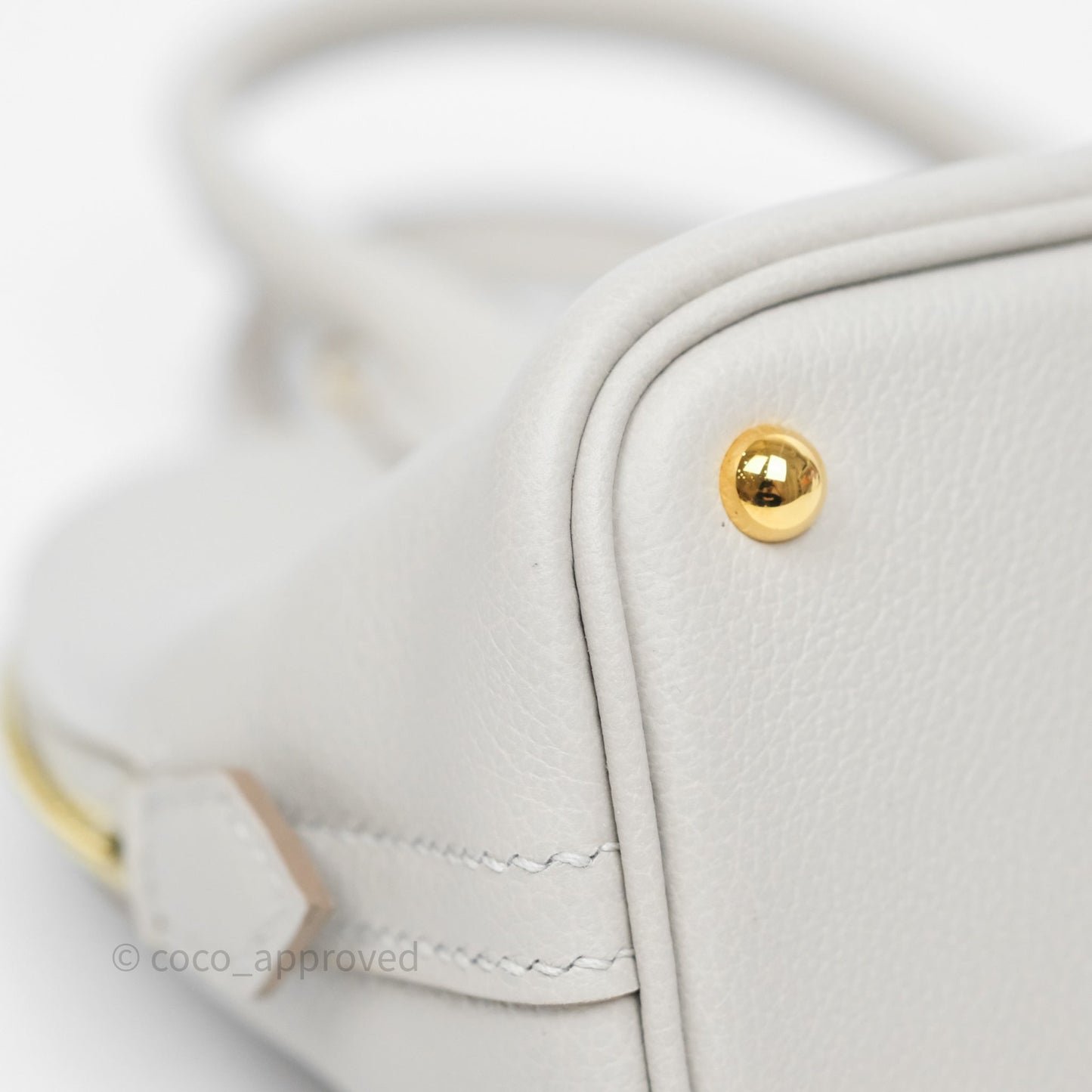 Hermès Bolide Mini 1923 Gris Perle 80 Evercolor Gold Hardware