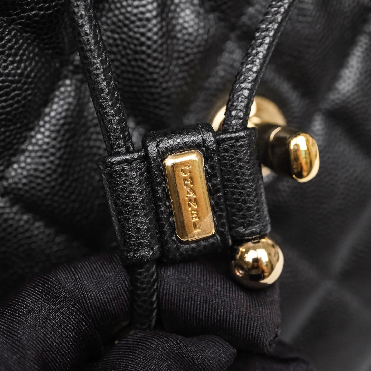 Chanel Urban Spirit Mini Black Caviar Backpack Gold Hardware