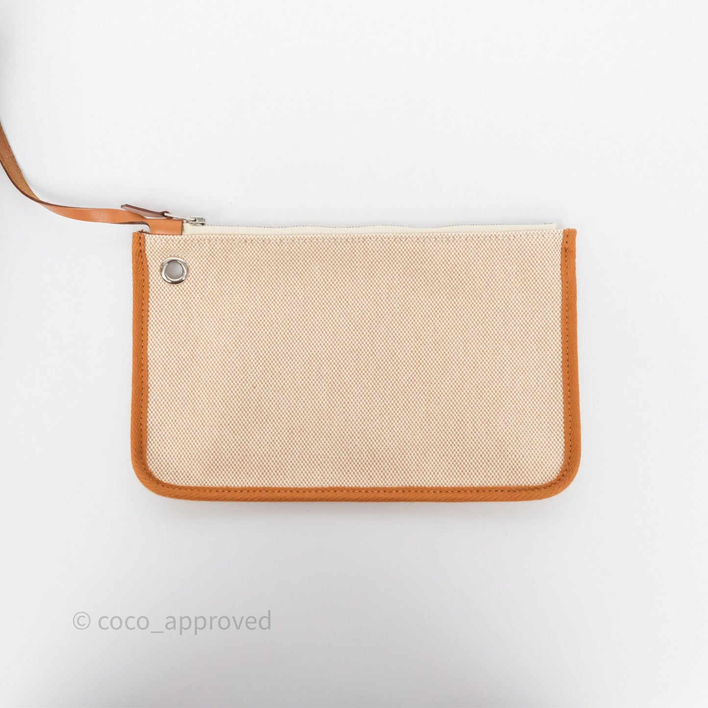 Hermès Herbag Zip 31 Ecru/Beige/Natural Canvas Palladium Hardware