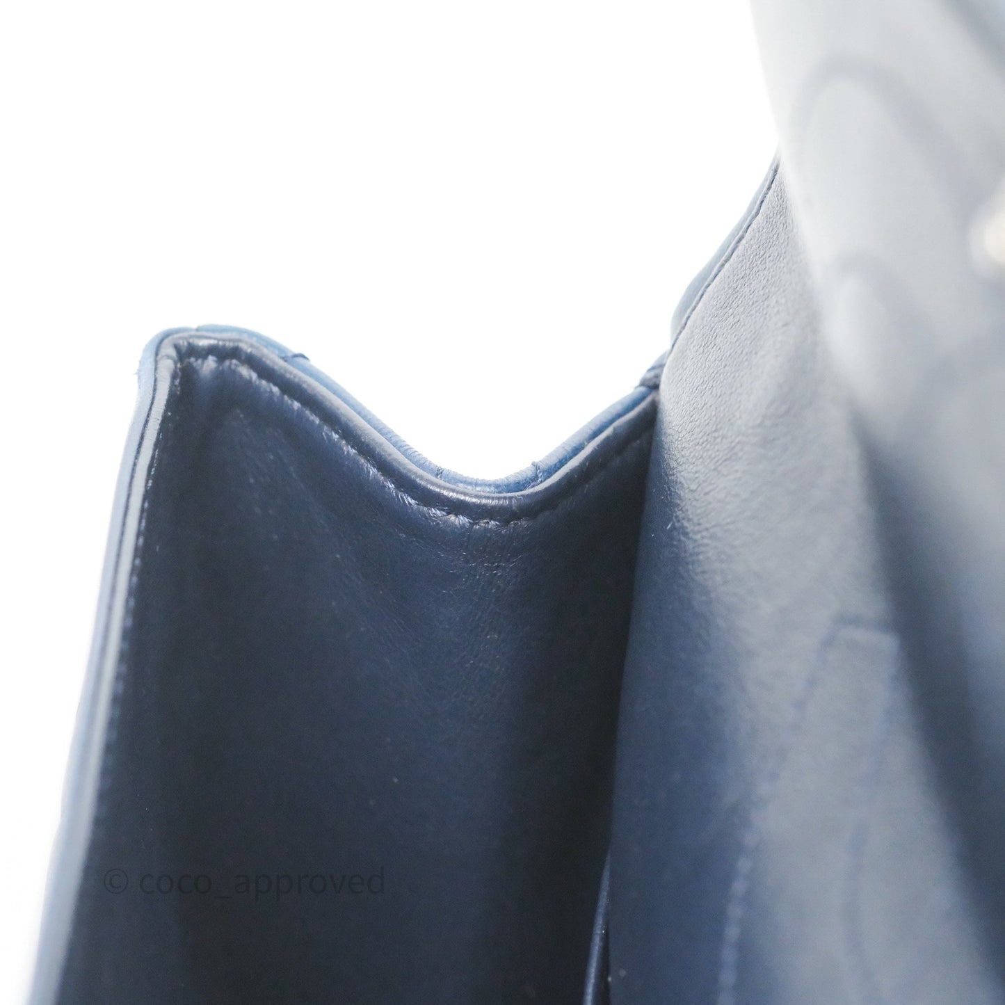 Chanel Reissue 227 Quilted Navy Lambskin Ruthenium Hardware