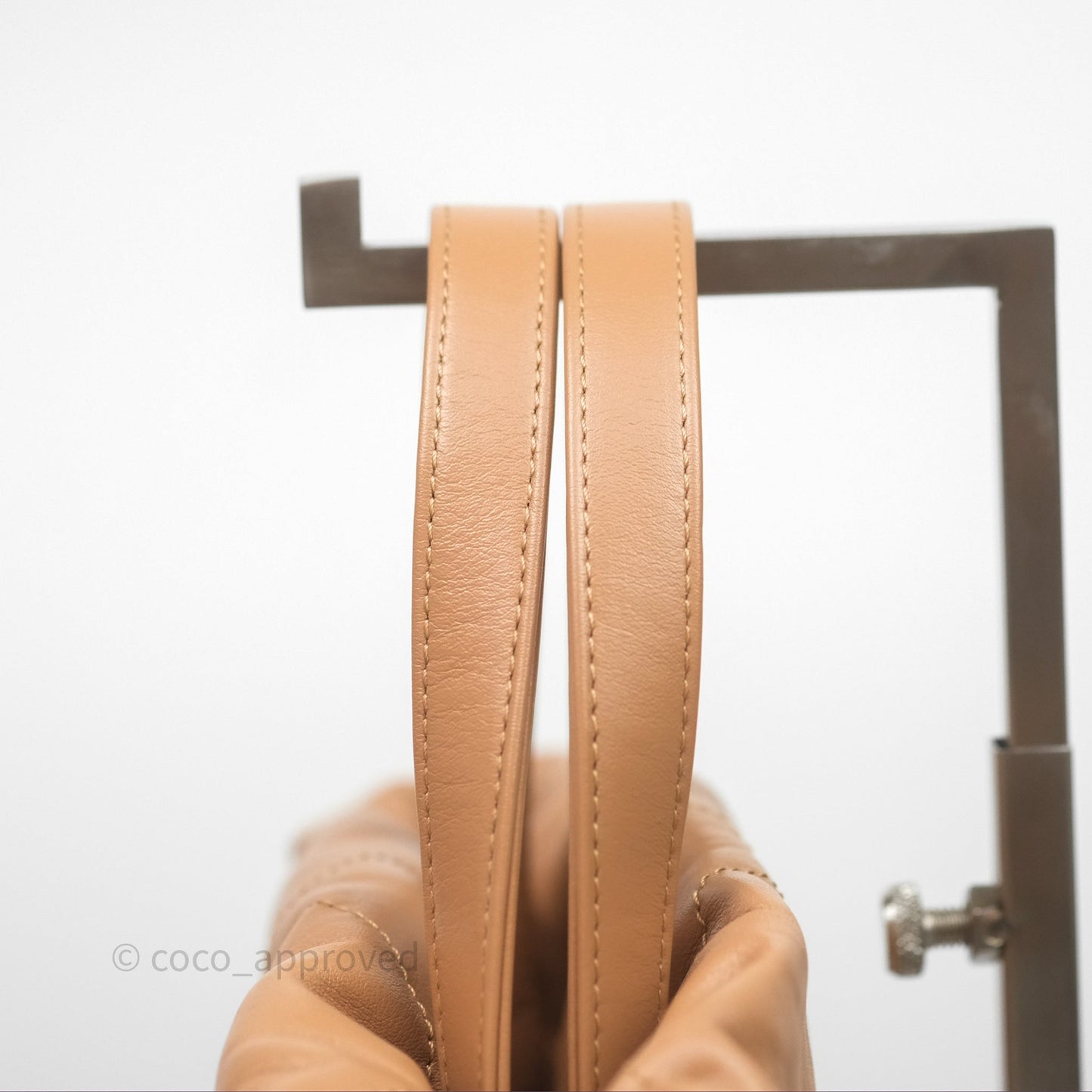 Chanel 22 Small Backpack Camel Shiny Calfskin Gold Hardware