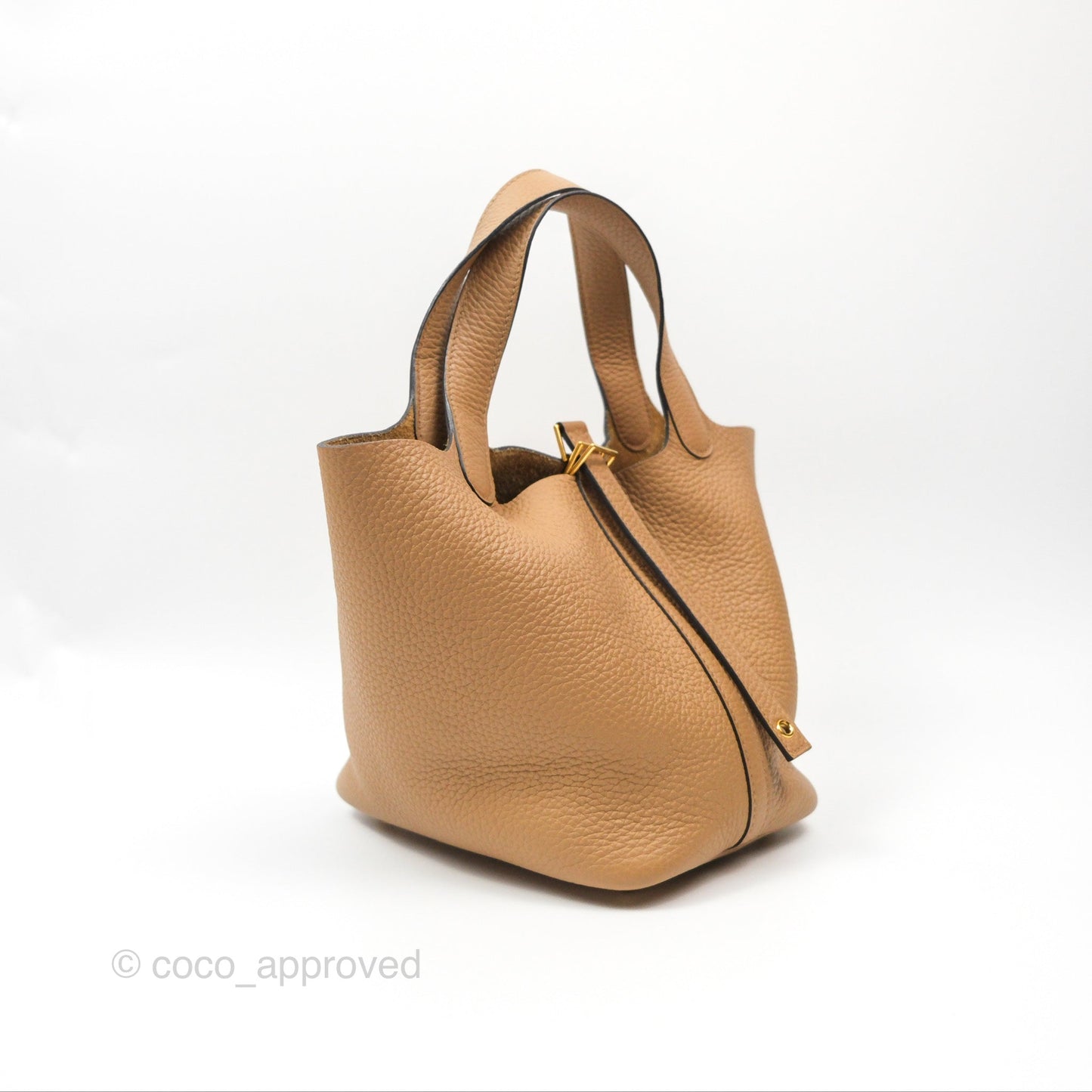 Hermès Picotin Lock 18 Chai 0M Taurillon Clemence Gold Hardware