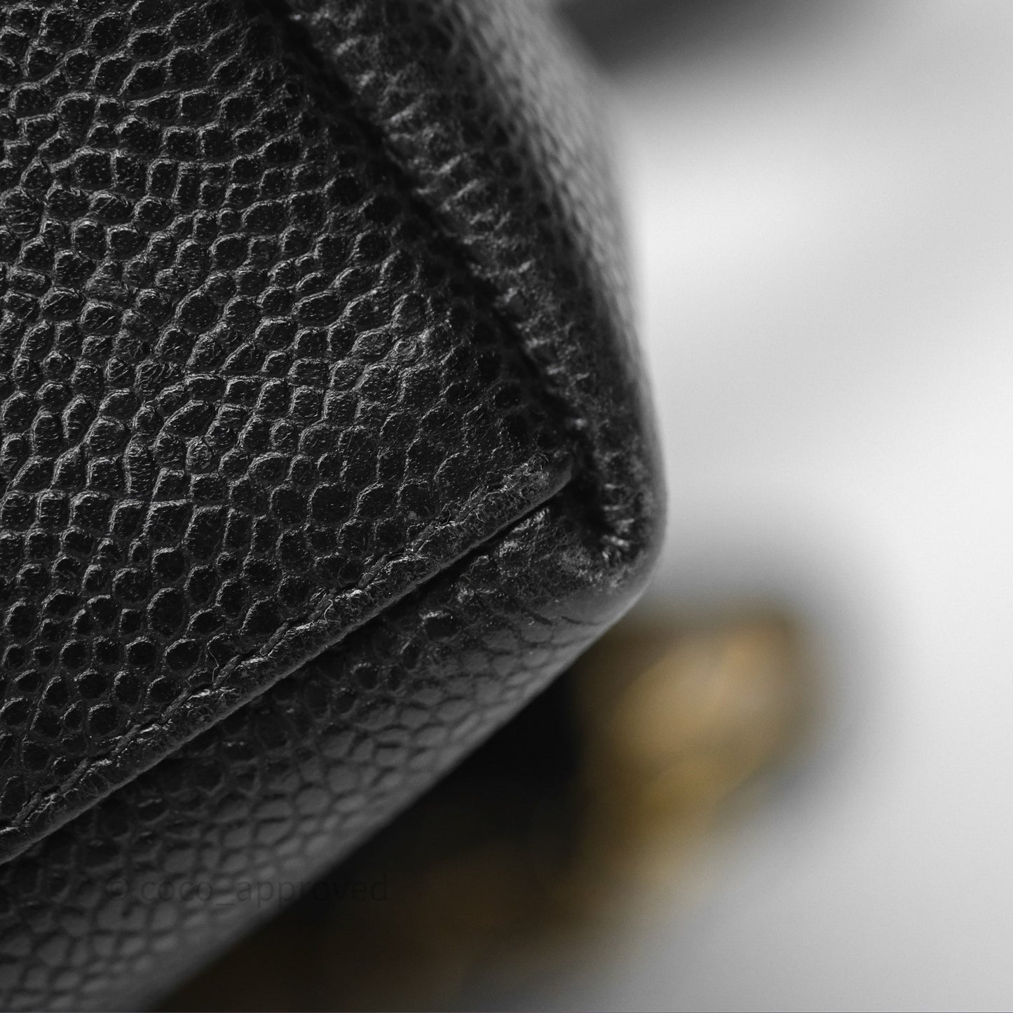 Chanel Vintage Tote Black 24K Gold Hardware