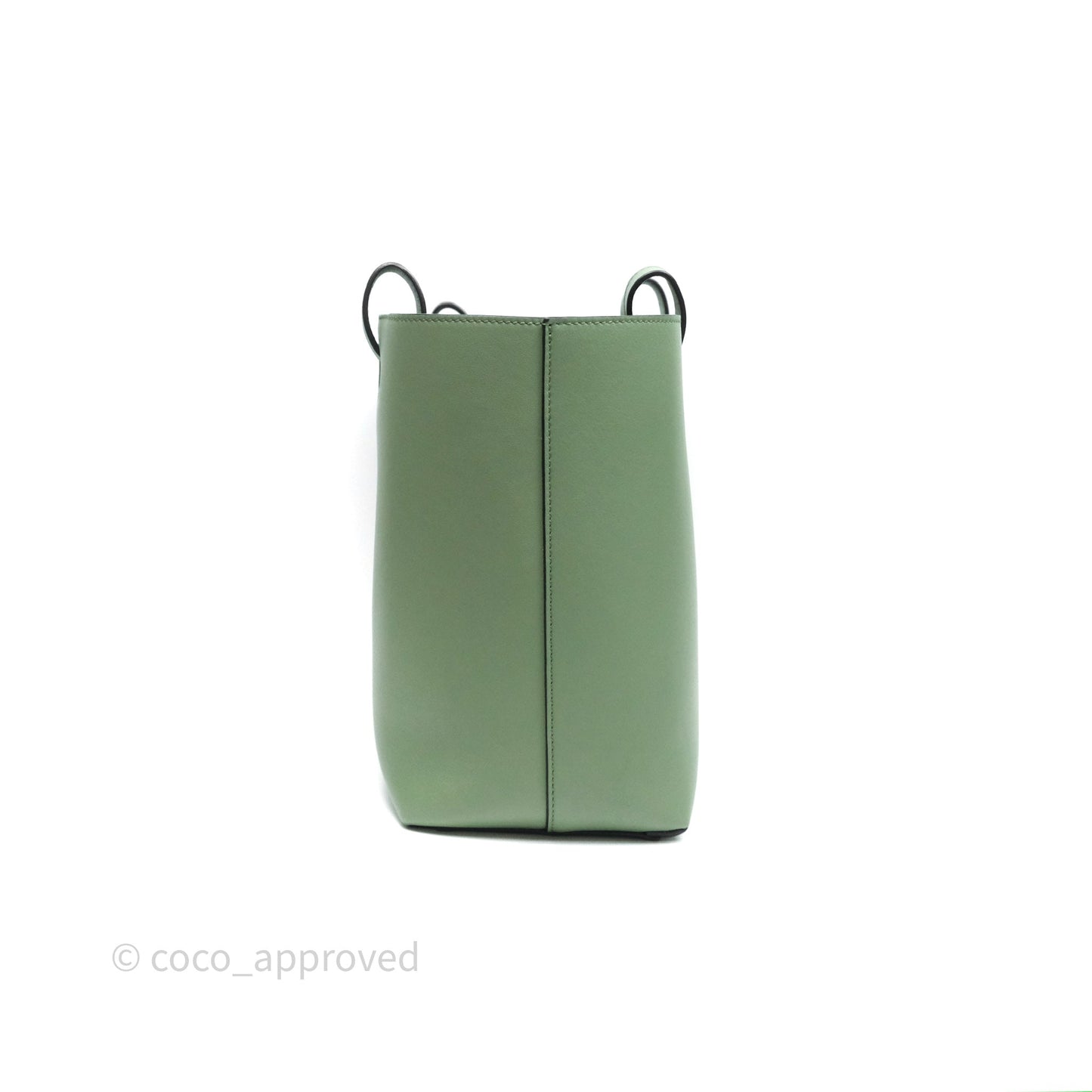 Loewe Small Anagram Tote In Rosemary Green Calfskin