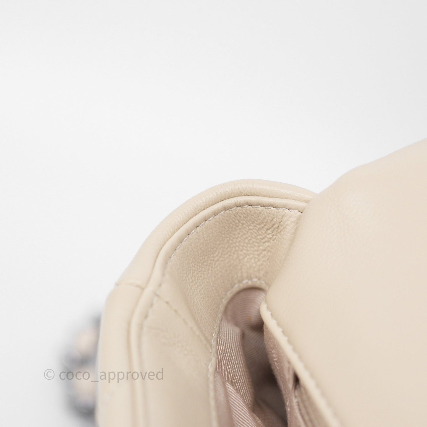 Chanel 19 Small Light Beige Mixed Hardware