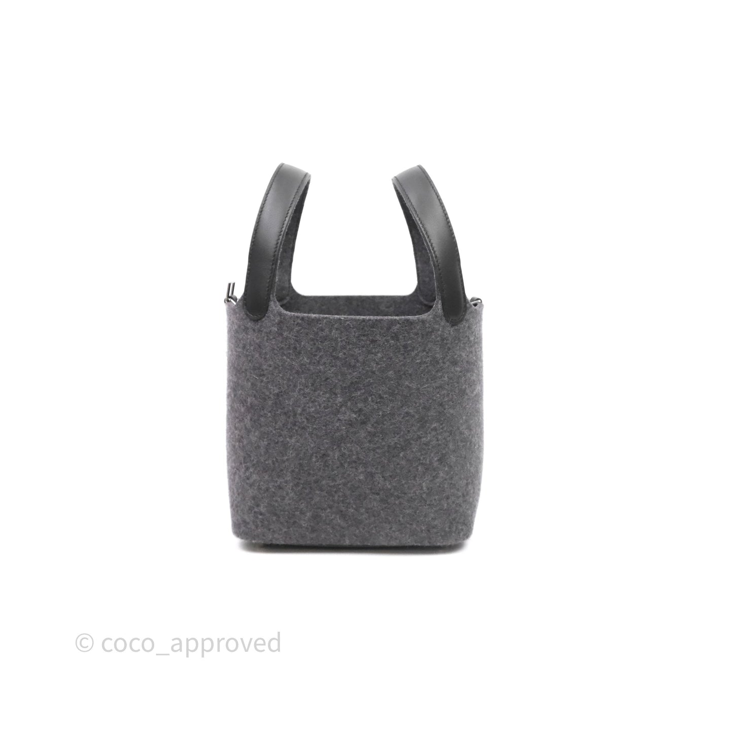 Hermes Picotin 18 Wool Gris Palladium Hardware